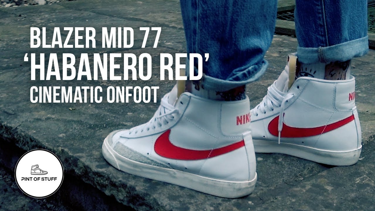 Nike Blazer Mid 77 'Habanero Red 