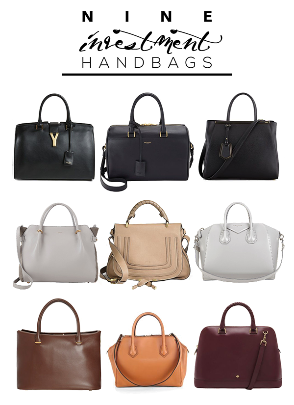 INVESTMENT BAGS: These popular bag models are an investment for