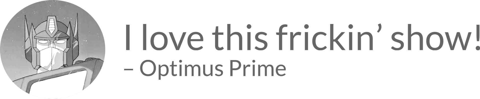 Image: portrait of Optimus Prime