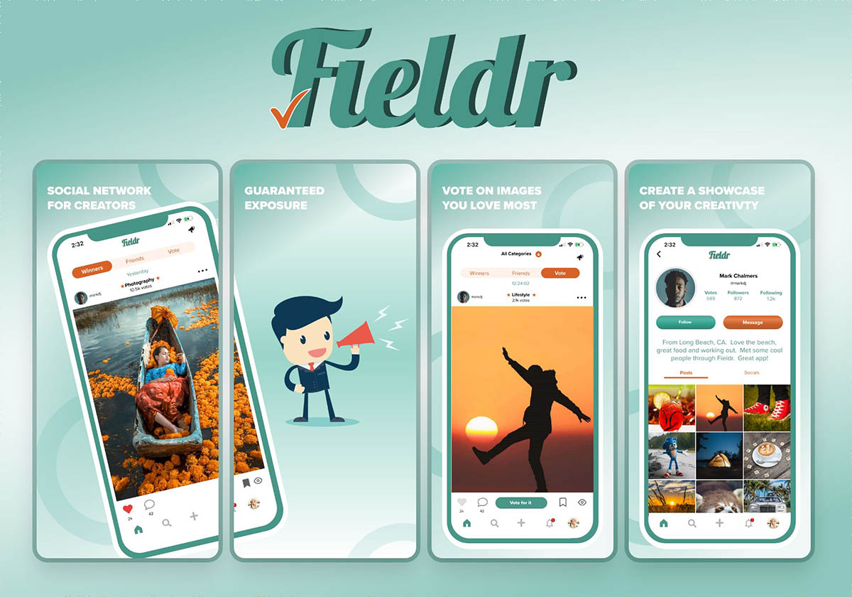 Fieldr mobile app