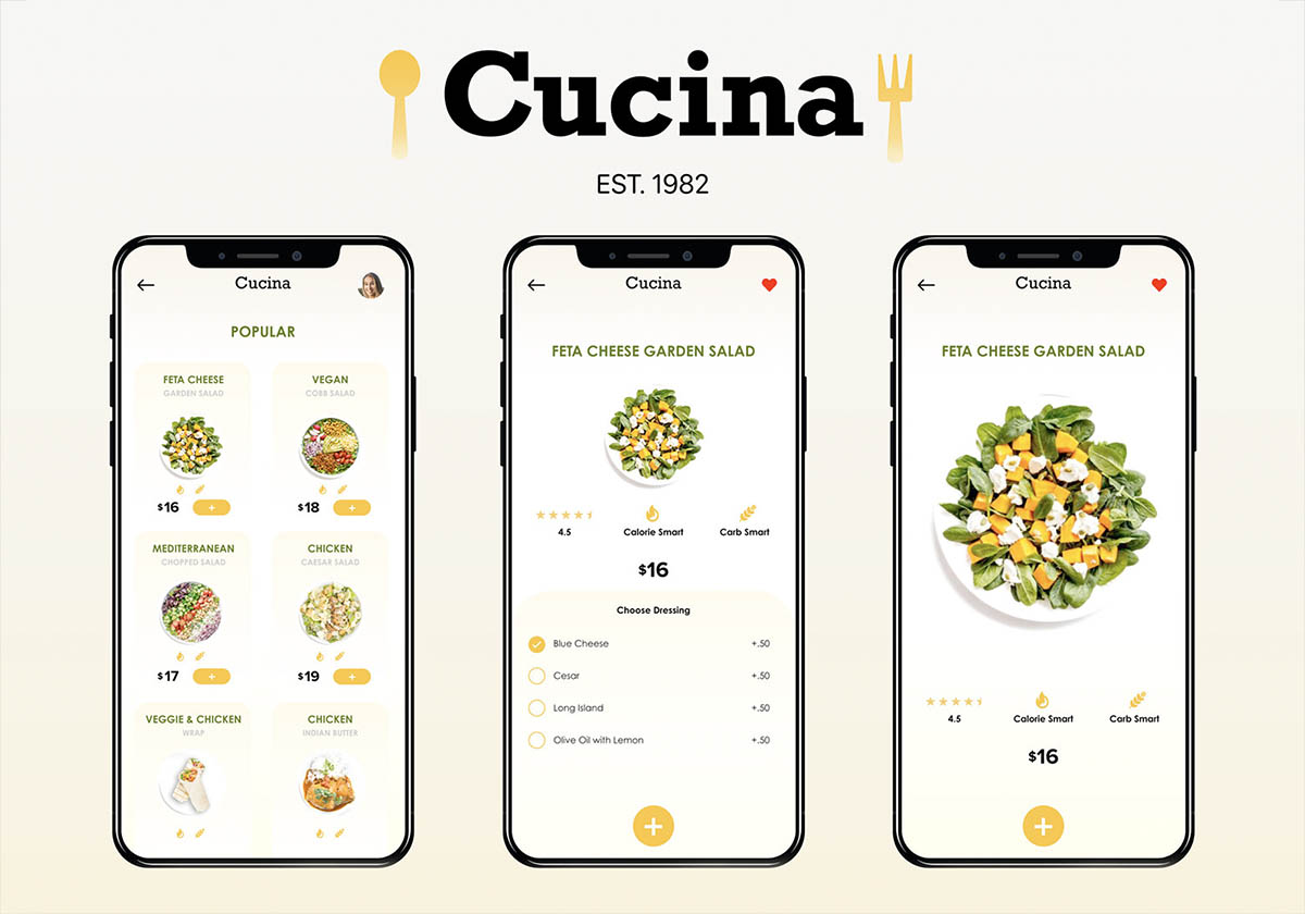 Cucina mobile app