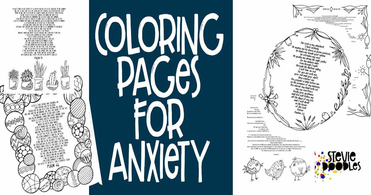 Coloring Pages For Anxiety — Stevie Doodles