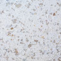 terrazzo tile in Desert White