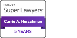 Rated by Super Lawyers - Carrie A. Hirschman - 5 years