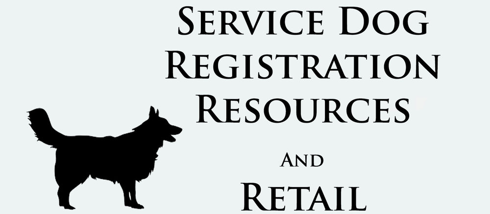 Service Dog Registration Resources and Retail