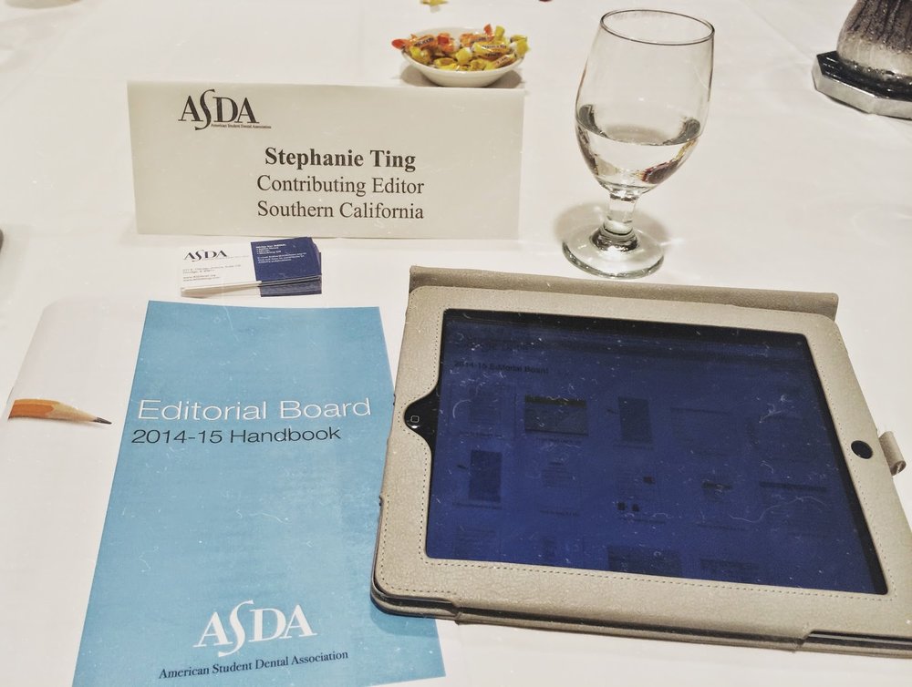 ASDA Annual Session Editorial Board Meeting 