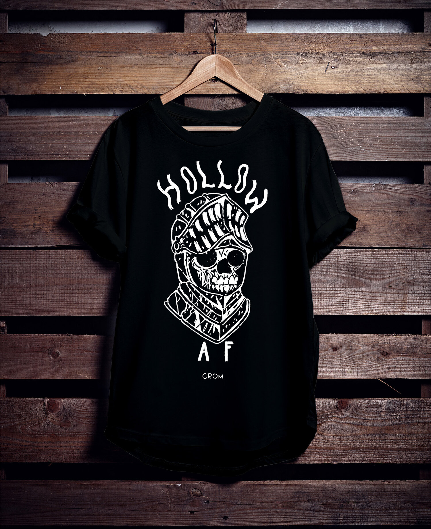 Hollow AF T-shirt — CROM IllUSTRATION