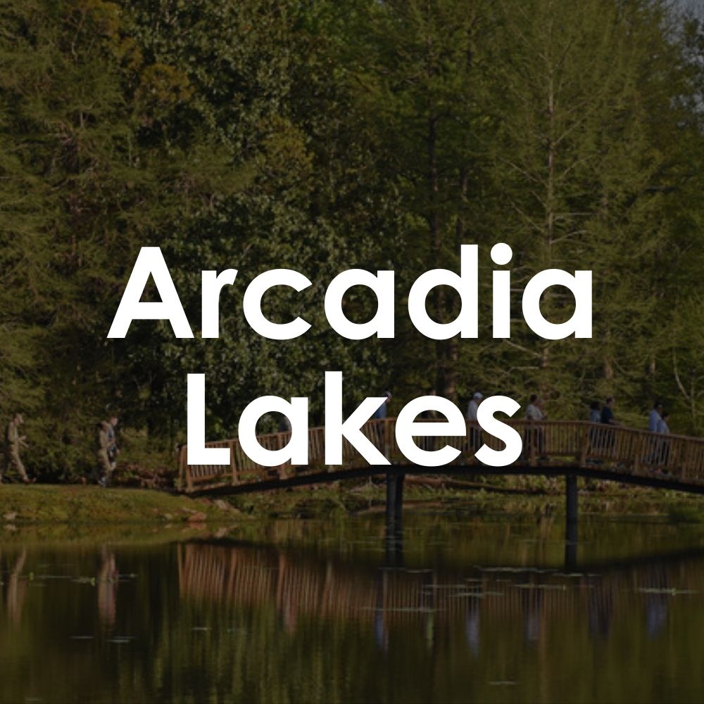 Arcadia Lakes. Access to seven different lakes