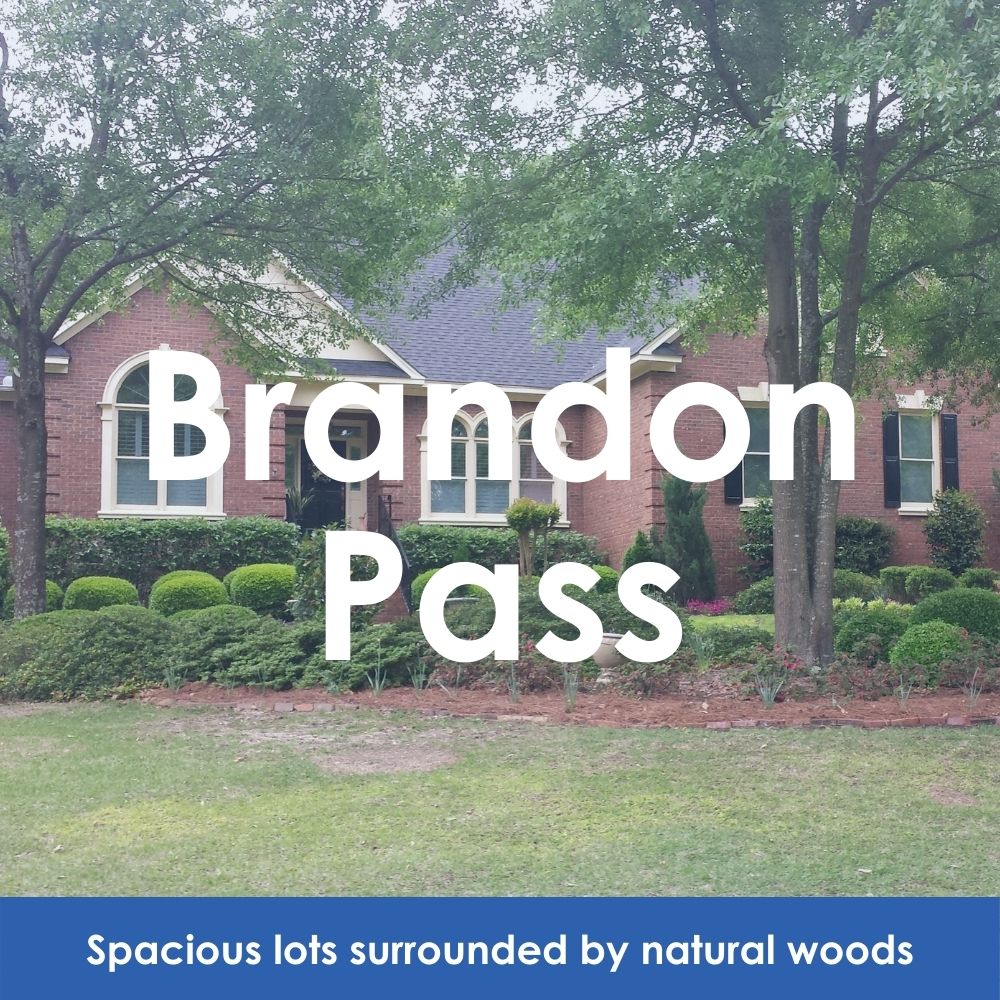 Brandon Pass. Spacious lots surrounded by natural woods