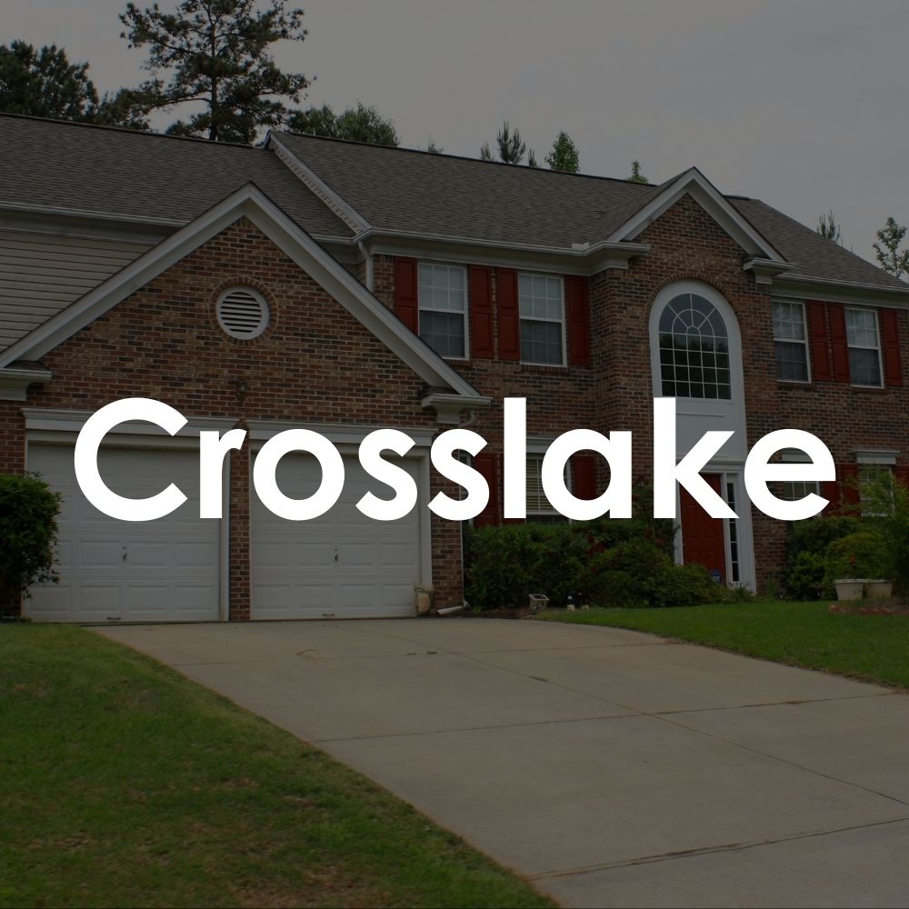 Crosslake. Spacious lots with a variety of living options