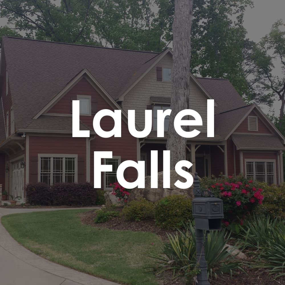 Laurel Falls. Southern look and feel