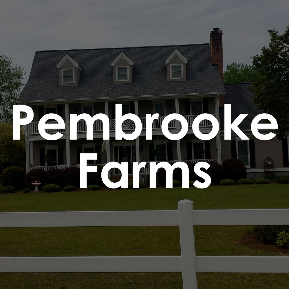 Pembrooke Farms. Large homes on spacious lots