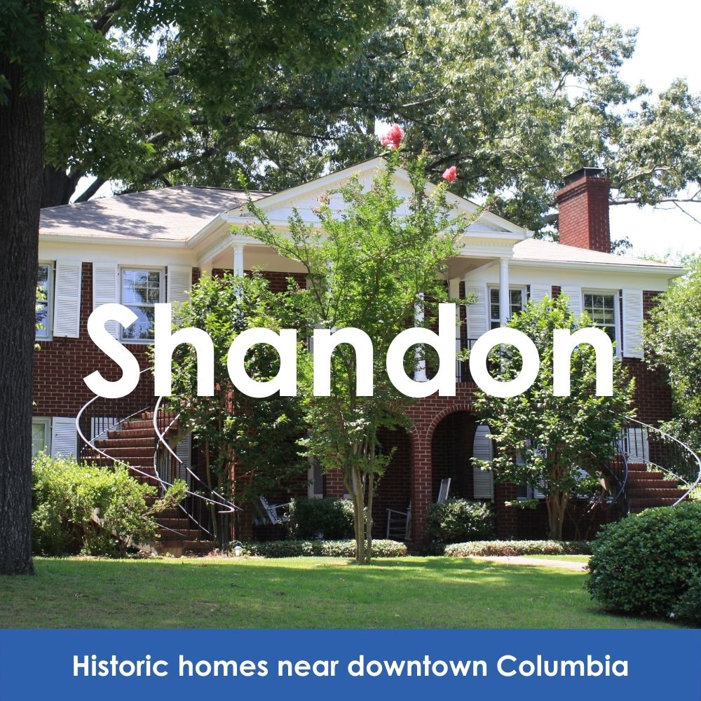 Shandon. Historic homes near downtown Columbia
