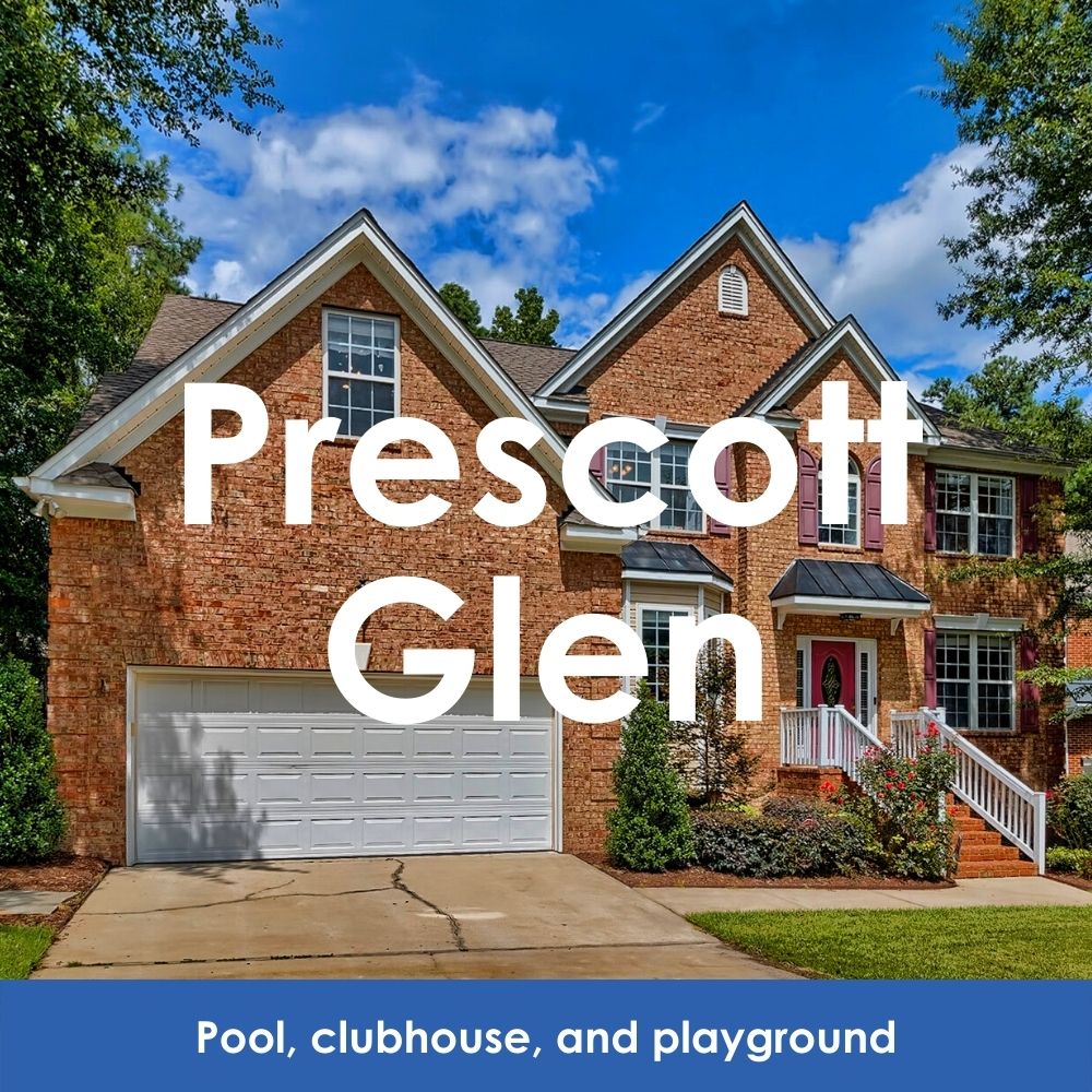 Prescott Glen. Pool, clubhouse, and playground