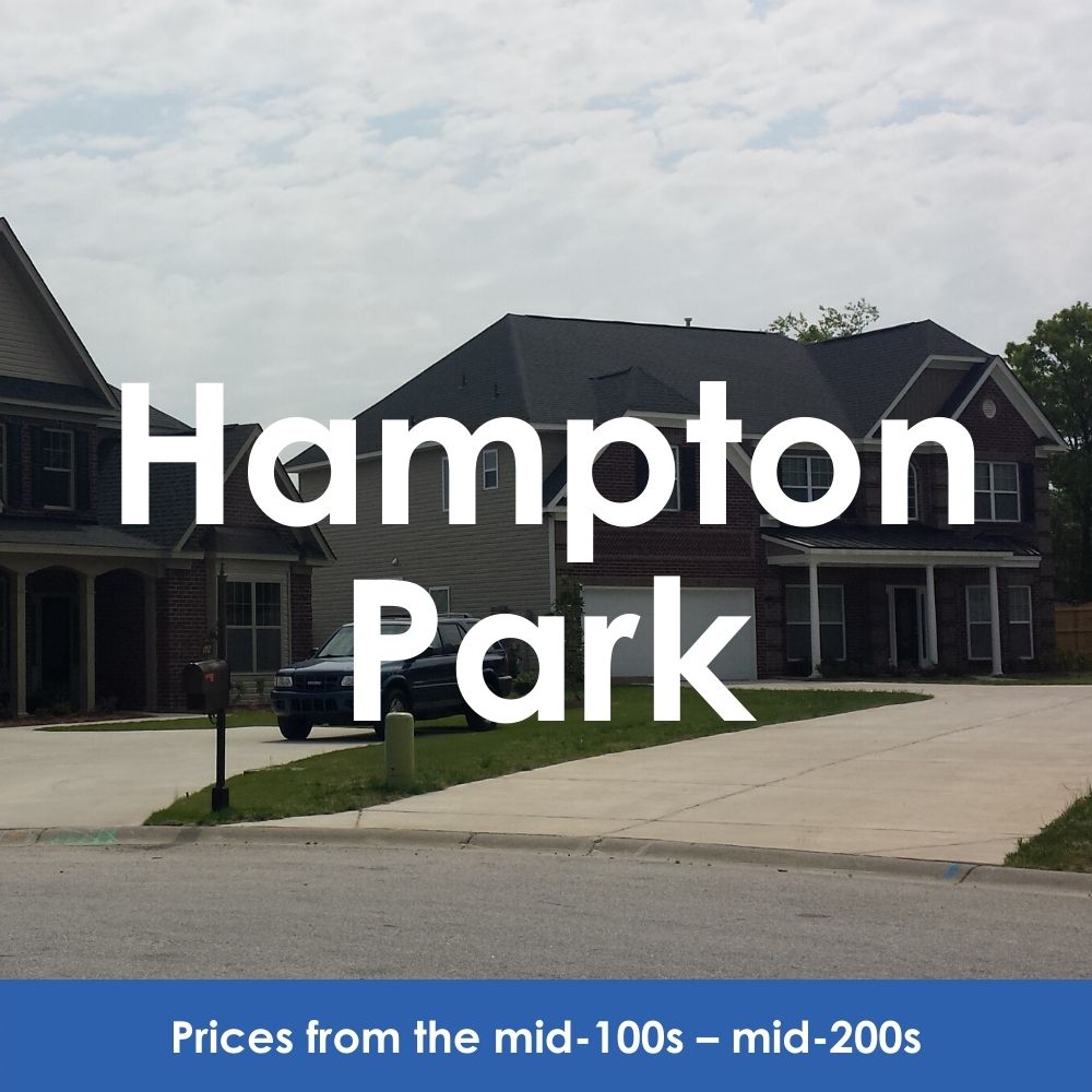 Hampton Park. Prices from the mid-100s – mid-200s
