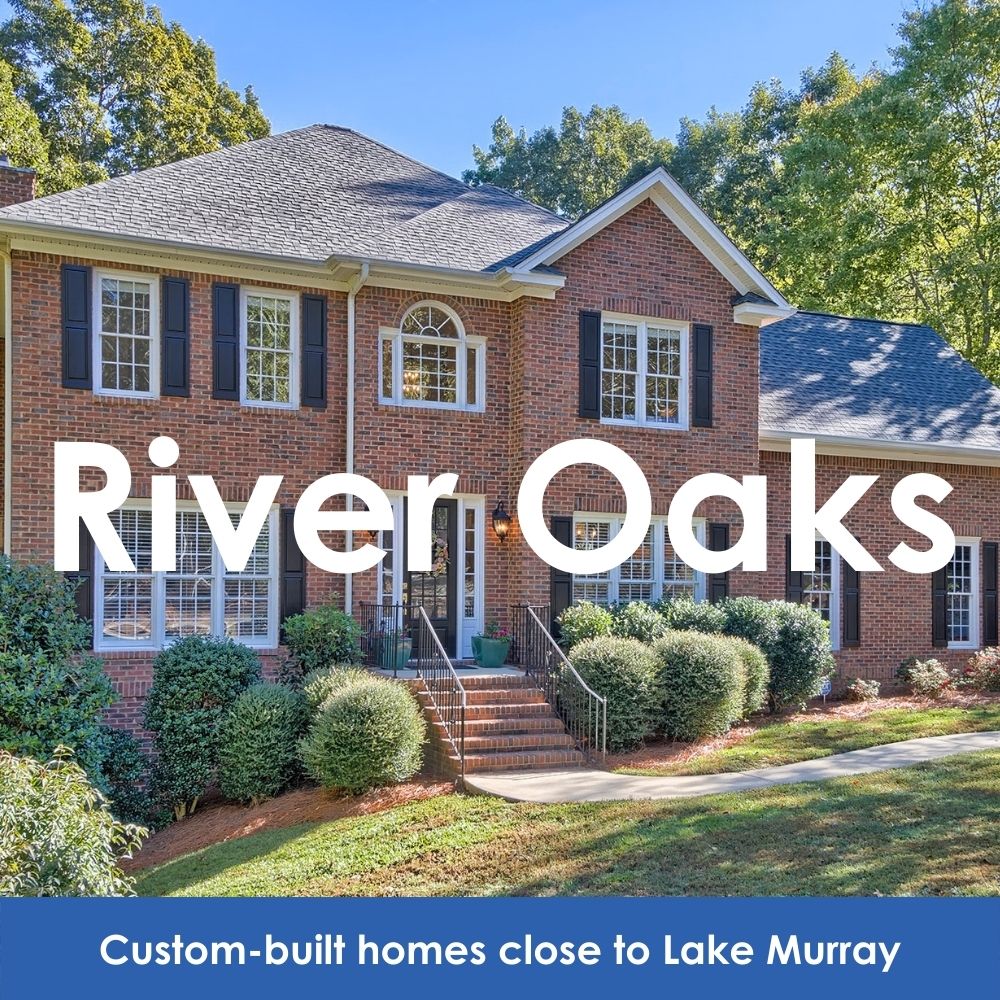 River Oaks. Custom-built homes close to Lake Murray