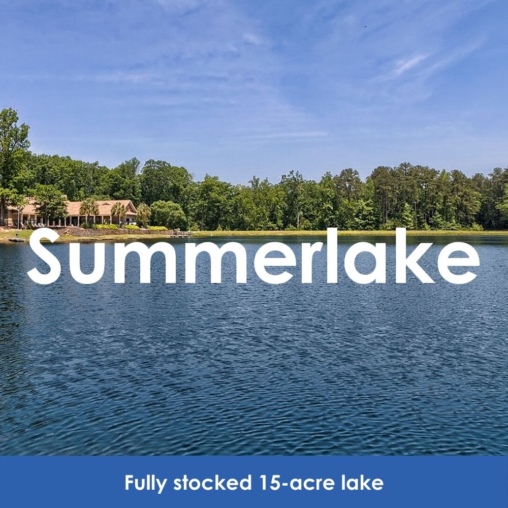 Summerlake. Fully stocked 15-acre lake