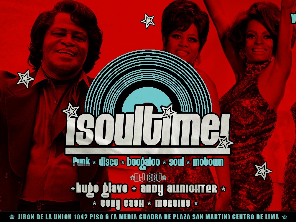Soultime Noche De Soul Funk Y Disco En Kong Terraza Bar