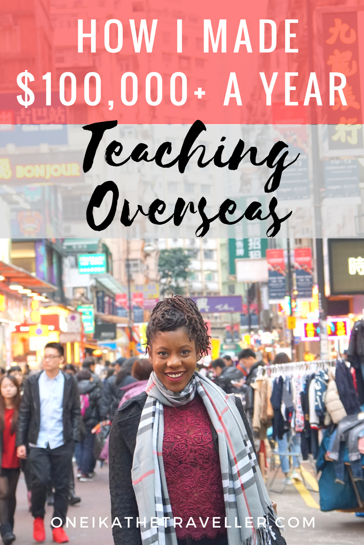 Article:  How I made over $100K a year teaching overseas