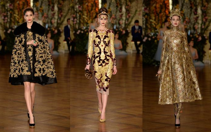 Dolce & Gabbana Alta Moda- Spring/ Summer 2015 — nina van volkinburg