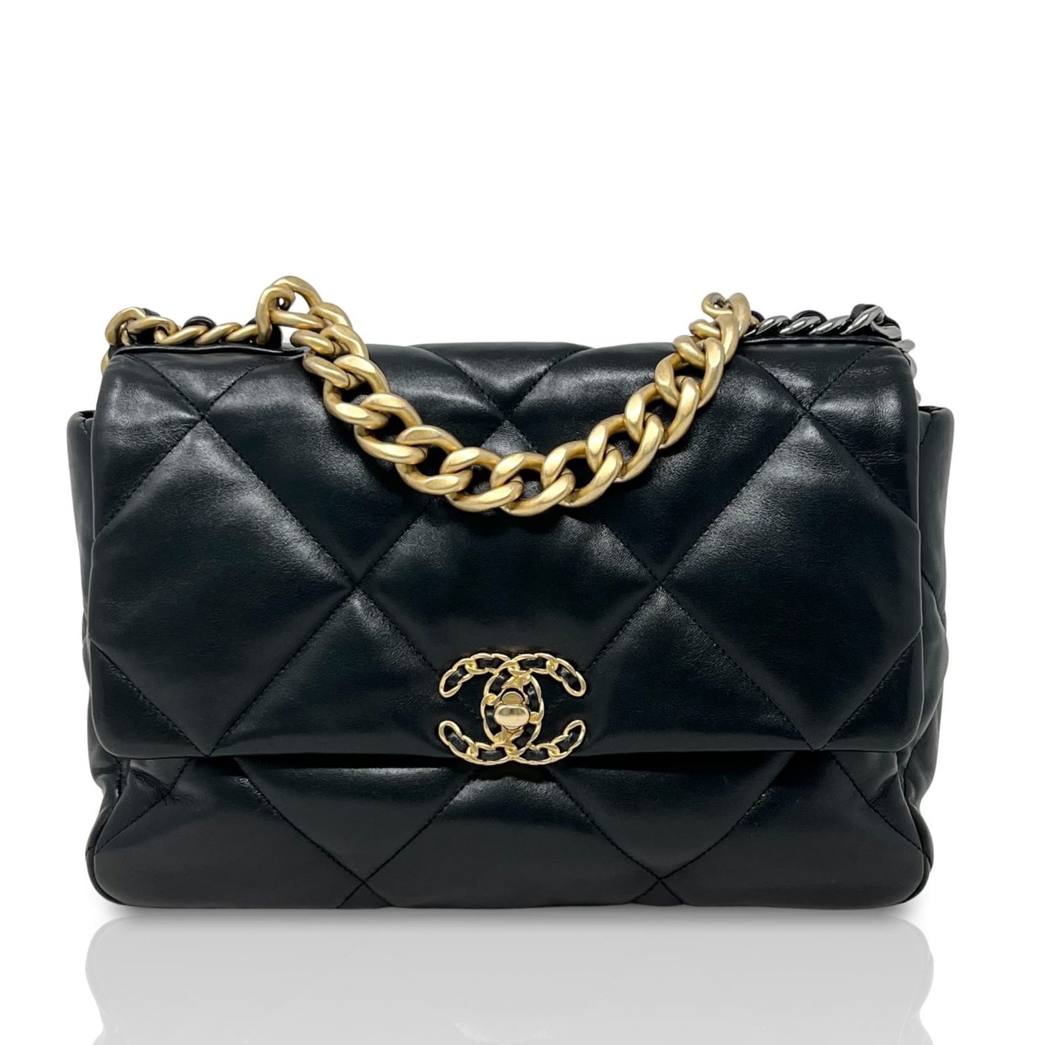 Chanel 19 Large Lambskin Flap Bag — DESIGNER TAKEAWAY BY QUEEN OF LUXURY  BOUTIQUE INC.