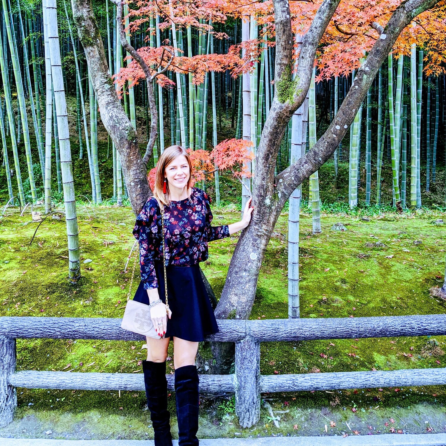 Kyoto in Fall — Styled with Navy