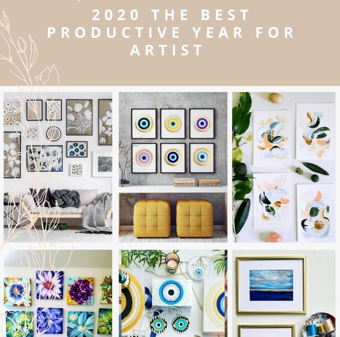 2020 The Best Productive Year For Artist and how I created 7 ...