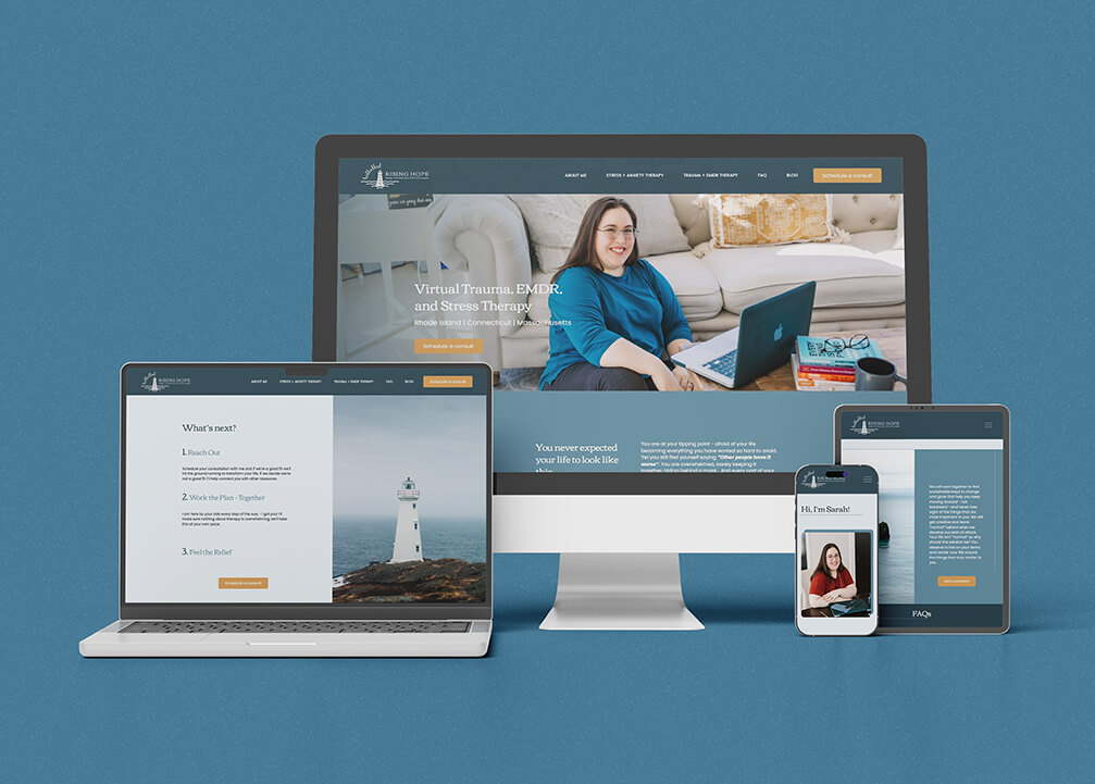 Rising Hope Website on Devices
