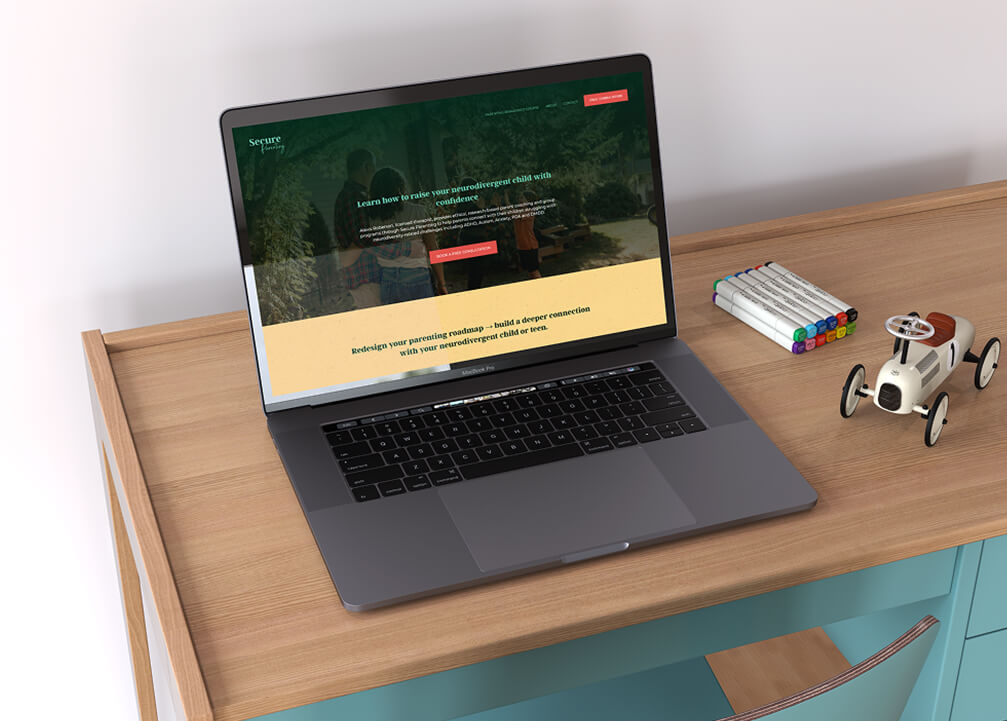 Secure Parenting Website on Devices