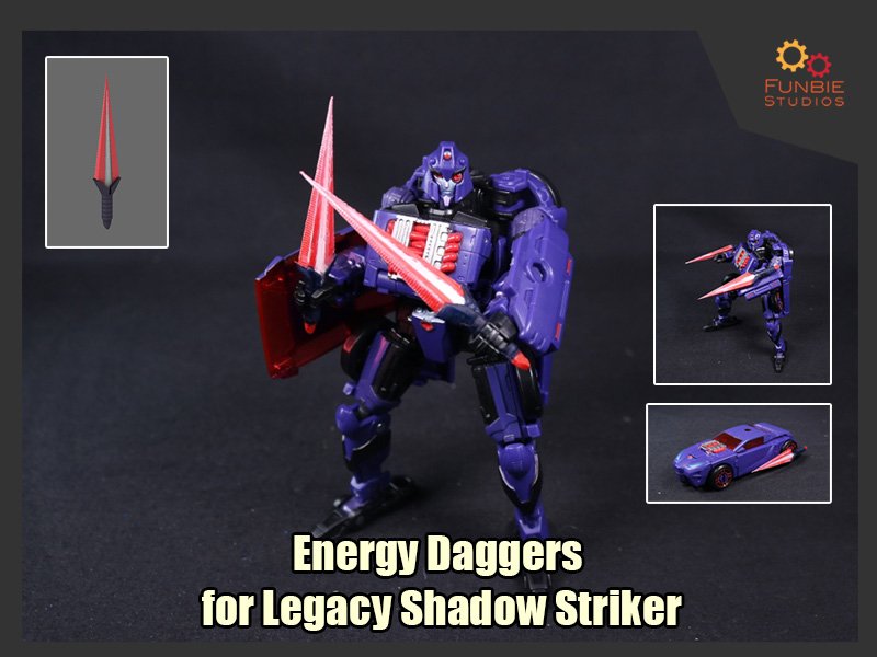 Energy Daggers for Legacy Shadow Striker | Funbie Studios