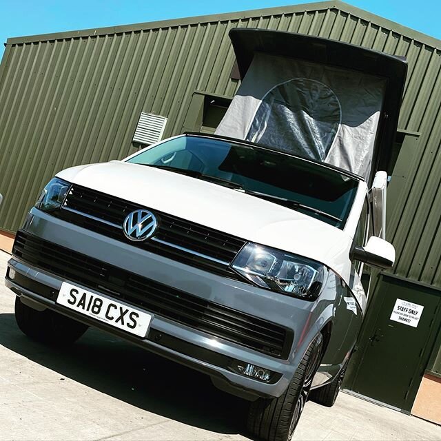 This beauty’s just had an awning fitted, half respray in ‘pure grey’ Sill has been completely repaired, new shoes are on and ready to be collected. The lucky lady will be here soon😜. #vw #vansofinstagram #vanswithoutlimits #vanstagram #puregrey #t6 #transporter #vanporn #camperlife #whatabeauty #automotivedetailing #dublife #vwtransporter #vwlife #campervan