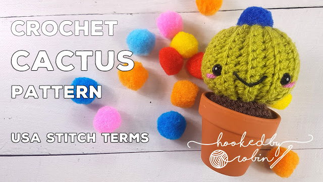 Free crochet cactus pattern