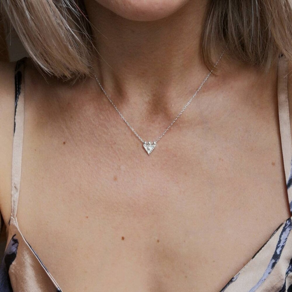 Halskette Banjara Klein Silber 4