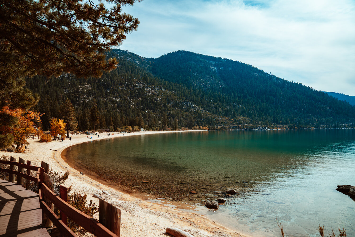 Tahoe is famous for late snowstorms in May and even June, but did you know we also get to enjoy a late summer? Weather in September is often still warm enough to enjoy a lakeside day. As an added bonus: this is the best time to take a plunge into the famously clear Tahoe water, as it will be at it’s warmest temperature of the year. The evenings cool down quickly, making a cozy blanket to wrap up in essential for late-night stargazing.