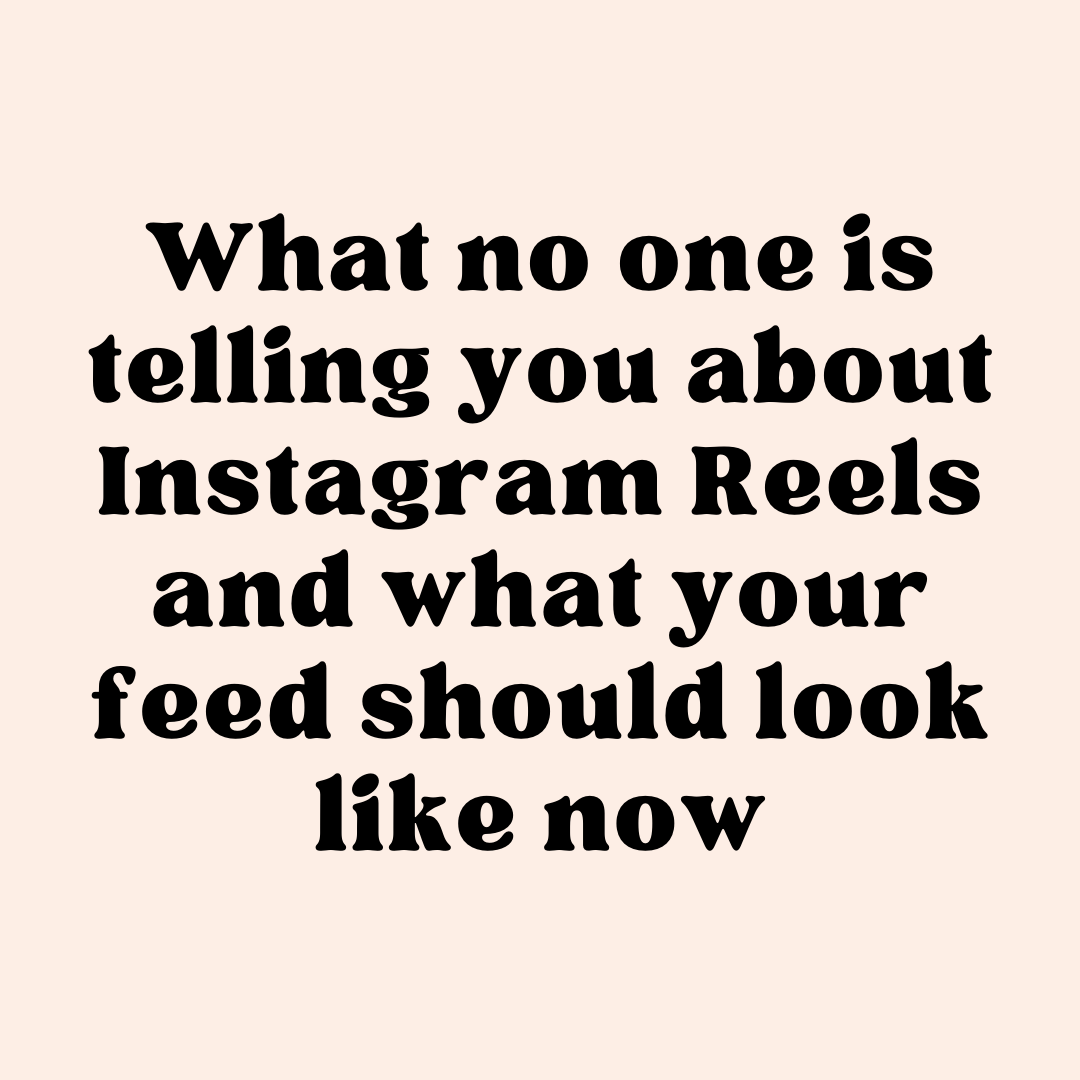 What no one is telling you about Instagram Reels and what your feed ...