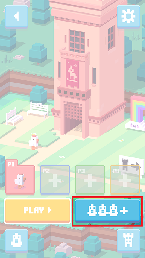 Crossy Road Castle reimagines Super Mario Bros. as a multiplayer