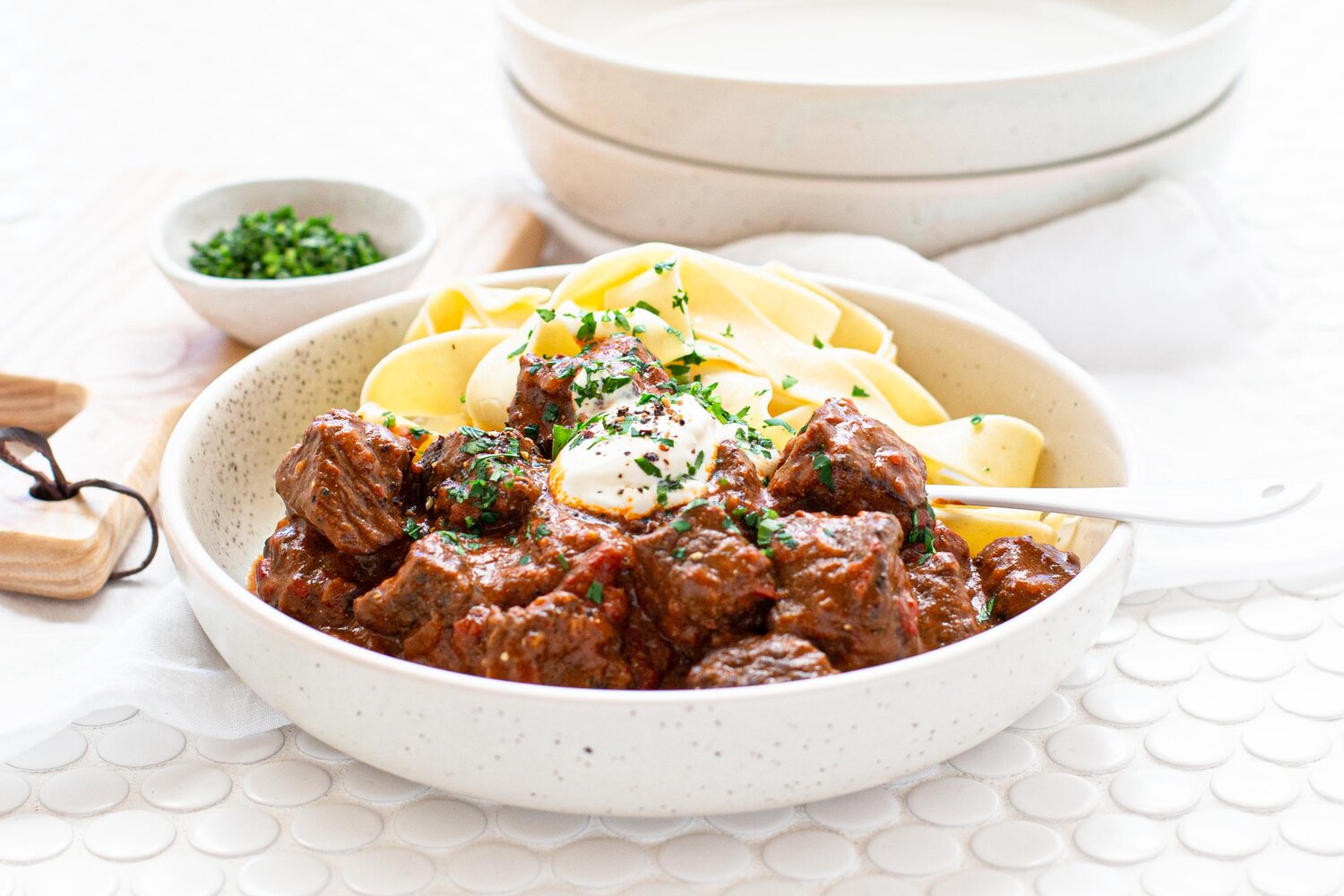 Beef Goulash with Buttered Noodles — Standom Smallgoods