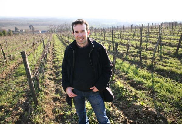 Bernard Baudry in his Chinon vineyards