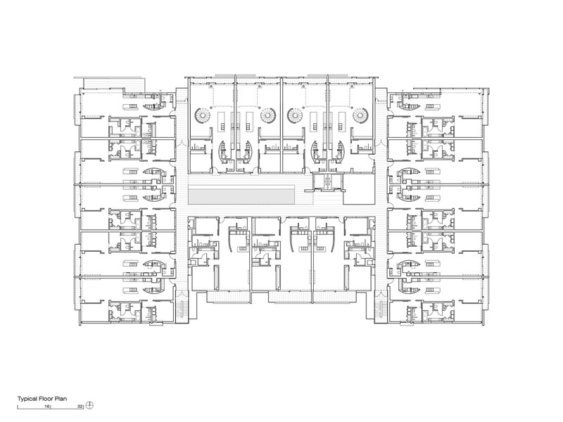 typical floor plan drawing - 17 apartments