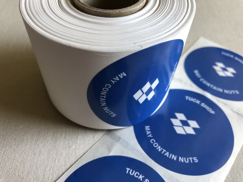 40 Blanc Biodégradable Imprimante étiquettes-Eco Friendly compostable stickers 