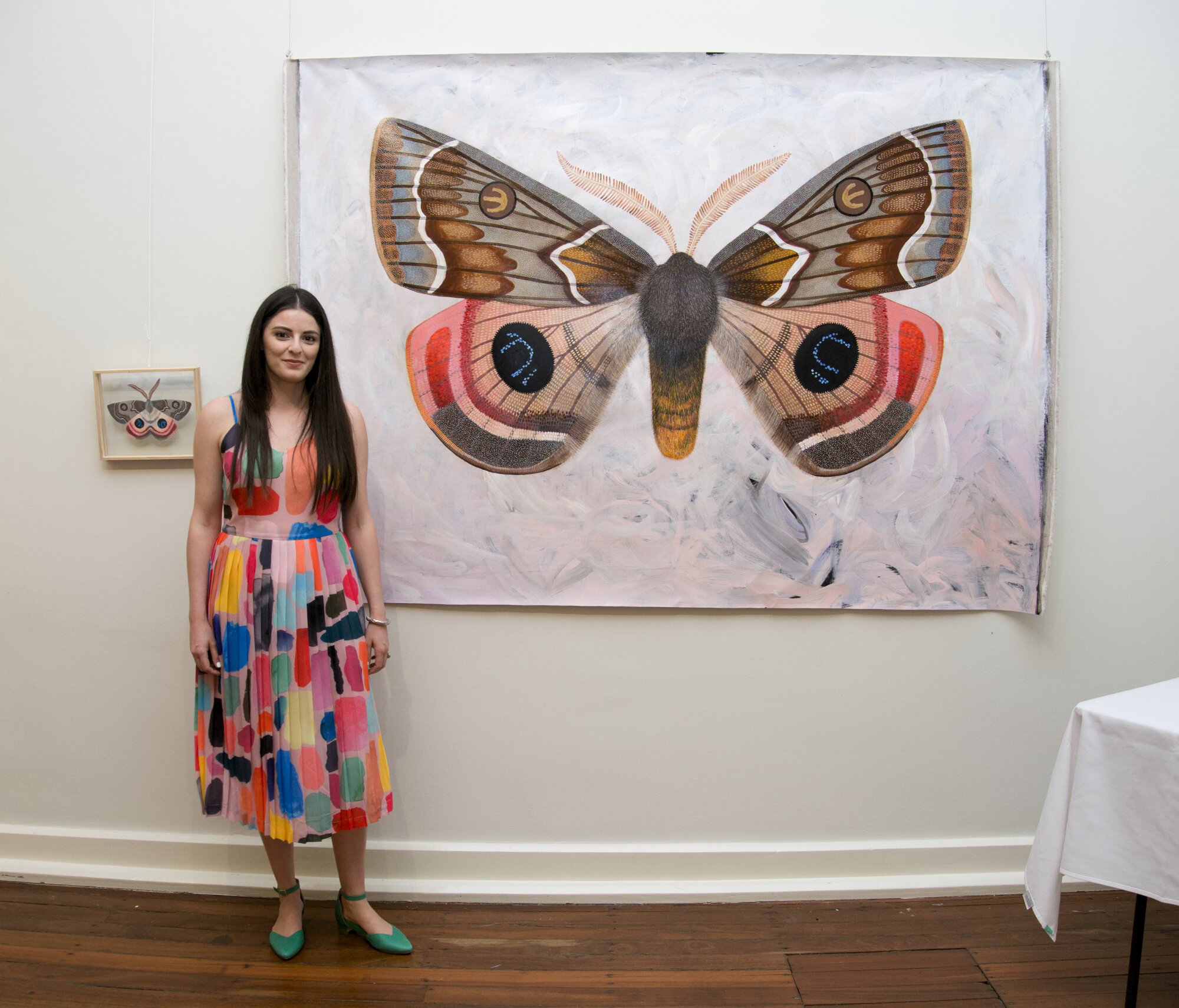 Chelsea Hopkins-Allen exhibition, ‘Moth’ at the Vancouver Arts Centre, February 2019