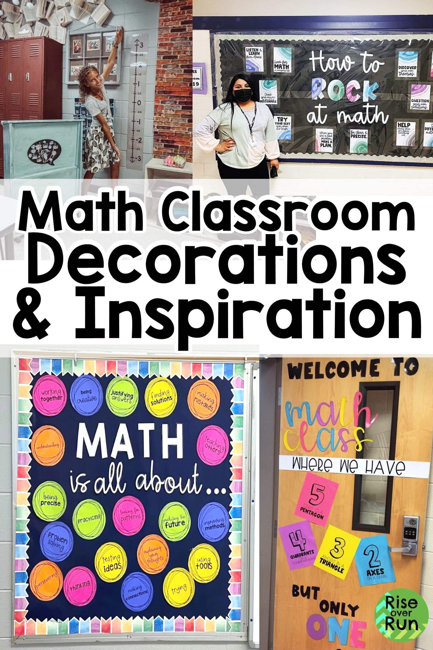 Math Classroom Decoration and Bulletin Board Inspiration