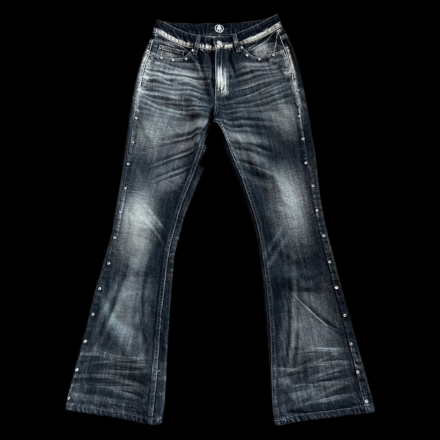 Amari Bling Flared Jeans — Amari Studios