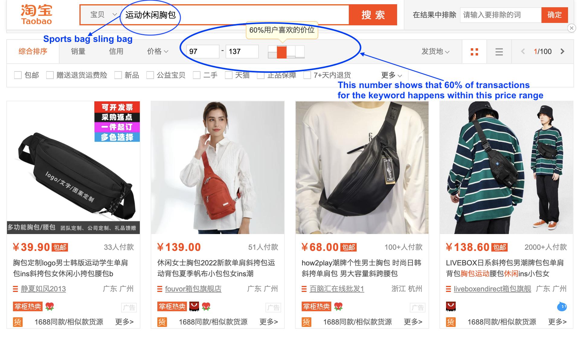 Taobao Search Result