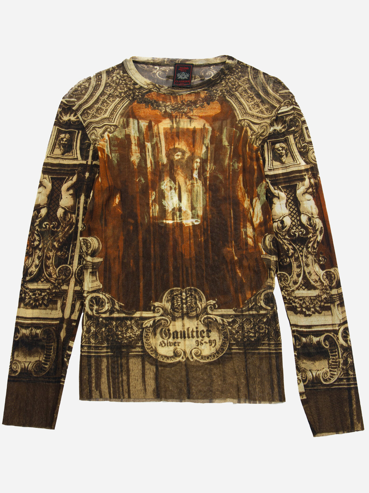 Jean Paul Gaultier AW1998 Cathedral Mesh Longsleeve