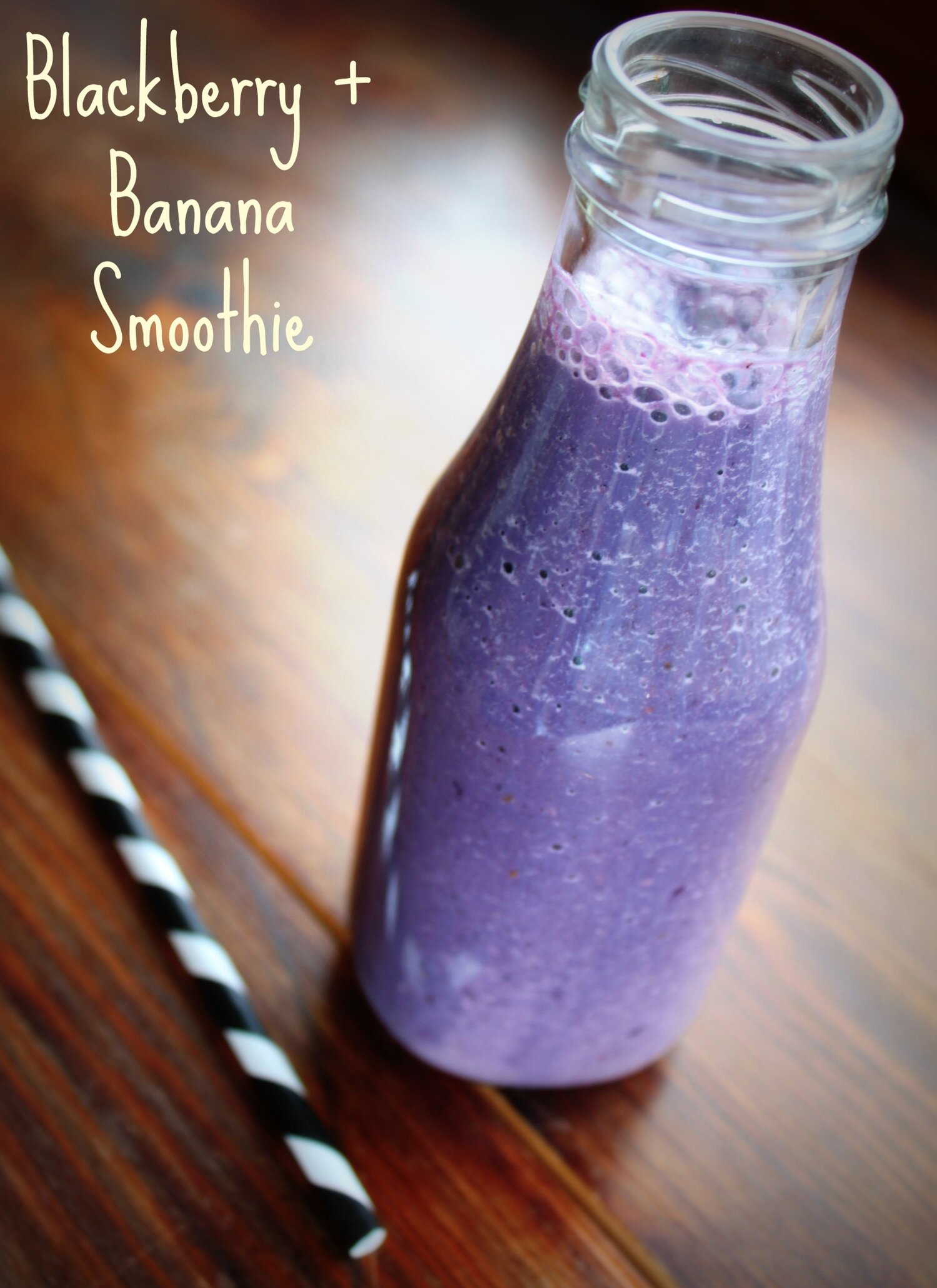 Blackberry banana smoothie — Gemma Sampson