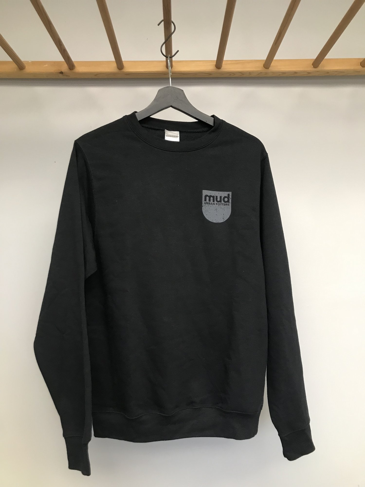 Black Mud Logo Sweater — Mud Urban Potters