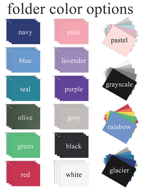 Folder Color Options