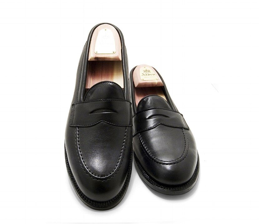 Alden Penny Loafer Black Soft Calf 9695F — sky valet shoes — Sky Valet ...