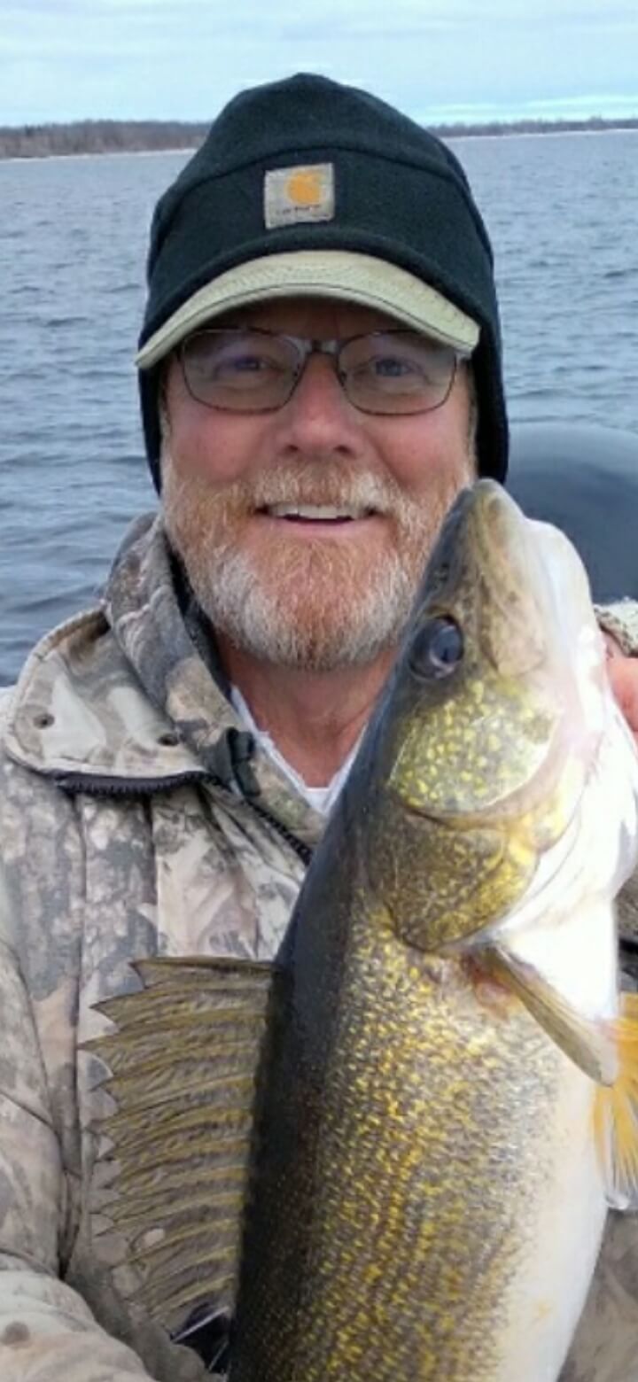 Rick Petersen's Walleye catch